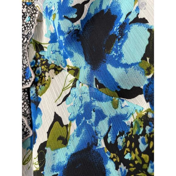 Vintage J.B.S Women's Fairy Midi Dress Size 20 Plus Size Flutter Sleeve Whimsy - Picture 5 of 16